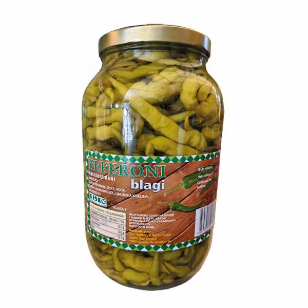 Feferoni blagi Kisko 3000g neto