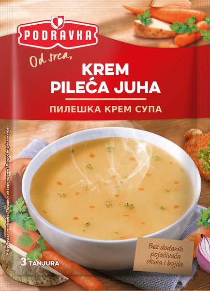 Krem pileca juha