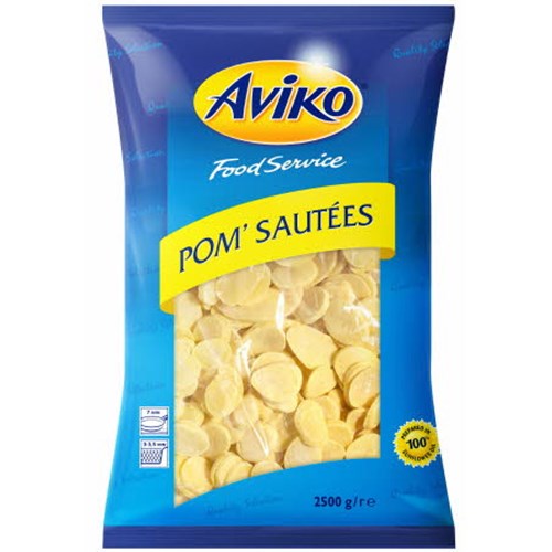 Ploške (sautees) krumpira 30mm-50mm pakiranje 2,5 kg