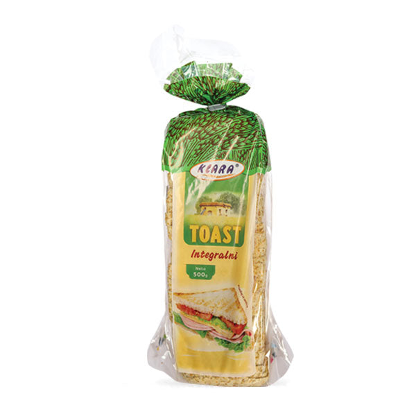 TOAST KRUH INTEGRALNI 500 g KLARA
